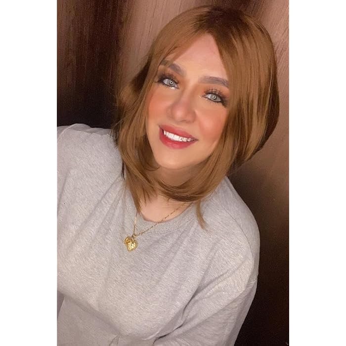 DILLARDS Premium Synthetic Brown Layered Wig, Medium Length, Natural Looking Texture, Heat Resistant Fiber, Daily Wear Style - Image 2